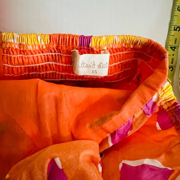 Altar’s State Floral Print Flare Hem Dress Size XS - Picture 4 of 8